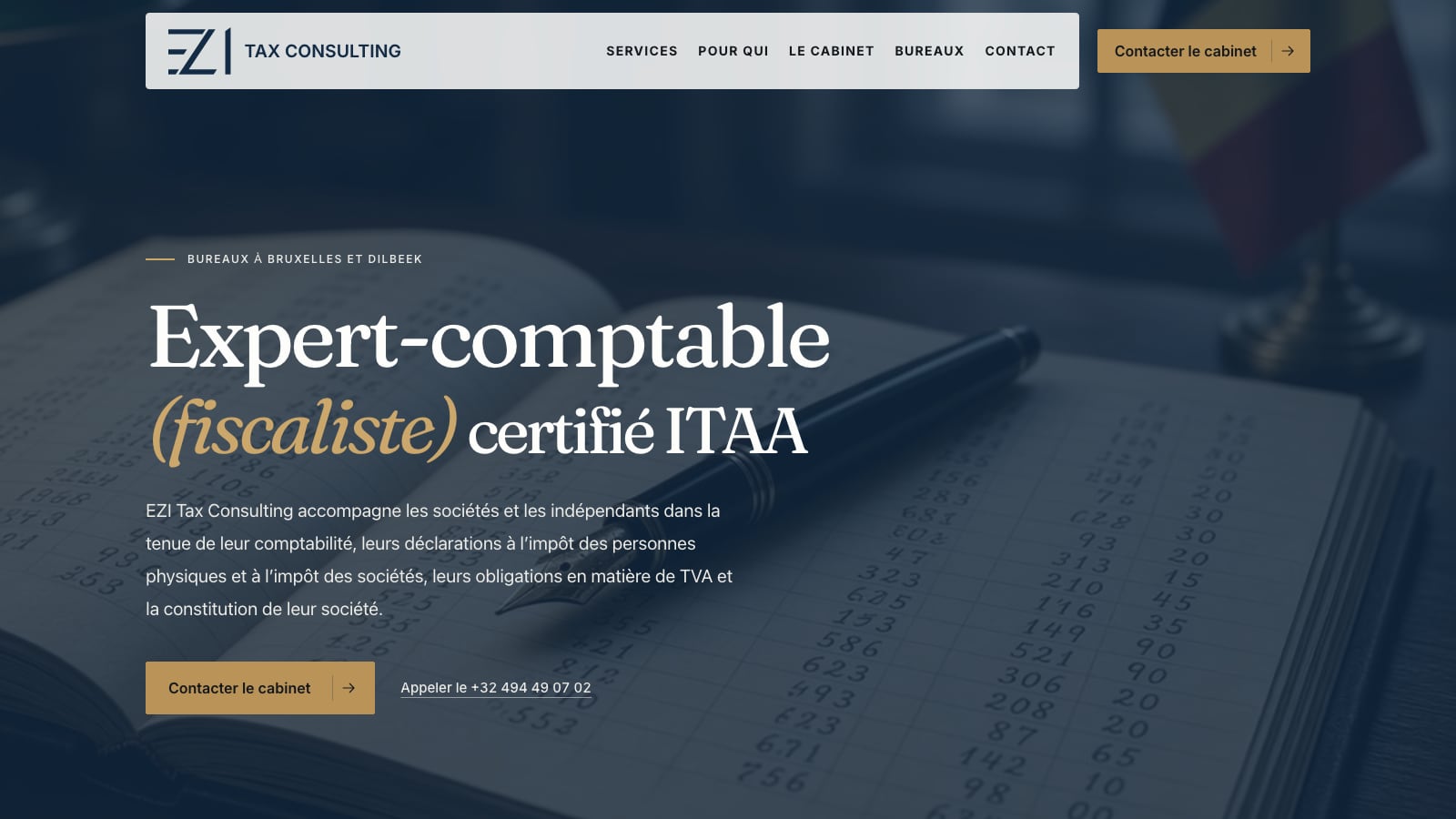 Aperçu du site EZI Tax Consulting